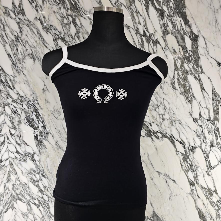 CHROME HEARTS Horseshoe Short Camisole Top Size S クロムハーツ ホースシュー ショート キャミソールトップ サイズS