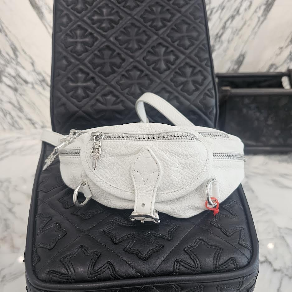 CHROME HEARTS SNAT PACK Mini Leather Waist Bag クロムハーツ ス