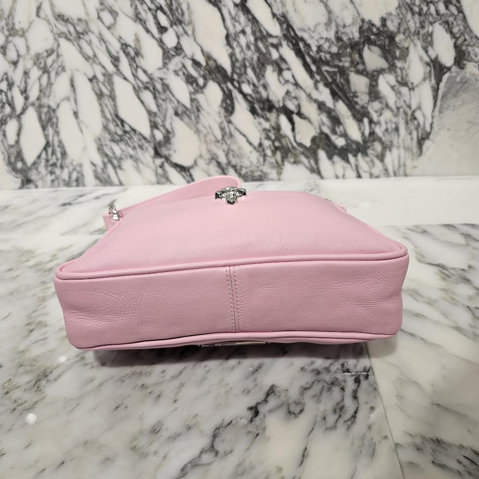 CHROME HEARTS CHICKEN NUGGET Small Leather Shoulder Bag "PINK" クロムハーツ チキンナゲット スモール レザーショルダーバッグ "ピンク"