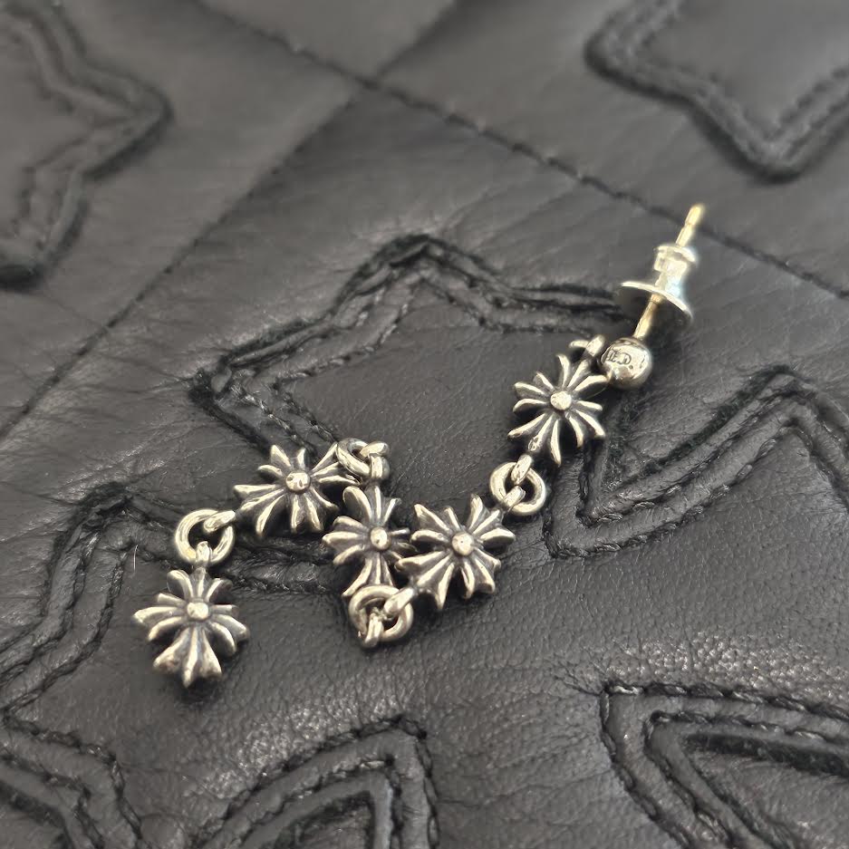 CHROME HEARTS Tiny E CH Plus 5 Drop Earring クロムハーツ タイニーE CHプラス 5ドロップ イヤリング ピアス