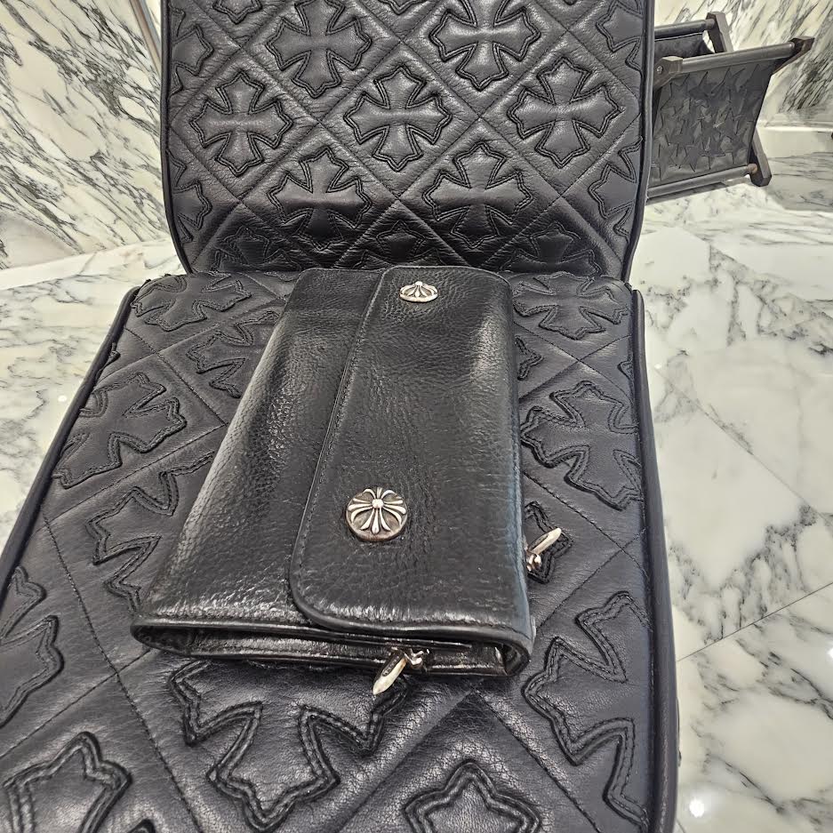 CHROME HEARTS Wave Cross Ball Wallet クロムハーツ ウェーブ クロスボール ウォレット