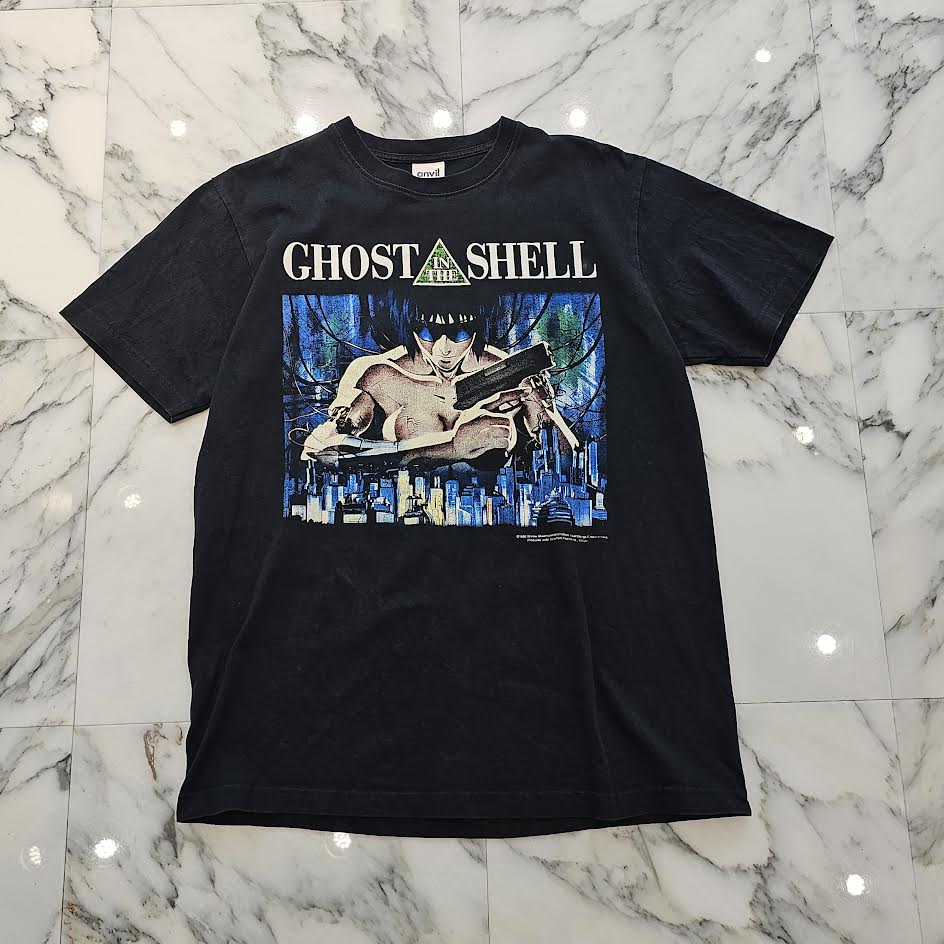 Vintage 90's GHOST IN THE SHELL FV Original 1995 Anvil S/S Tee Size XL 90's 攻殻機動隊 FVオリジナル 1995 アンヴィル社製 Tシャツ サイズXL