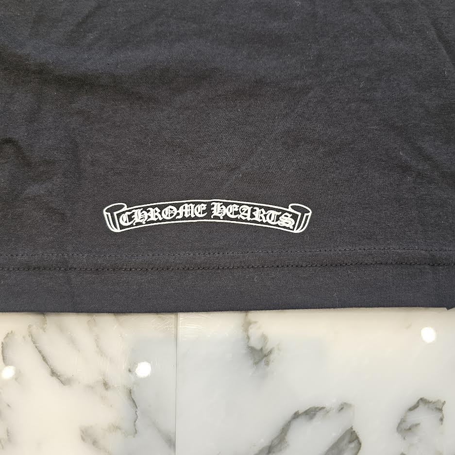 CHROME HEARTS Paris Limited Floral Cross 18 Avenue Long Sleeve Tee Size XL クロムハーツ パリ限定 フローラルクロス 18アヴェニュー ロングスリーブ Tシャツ サイズXL