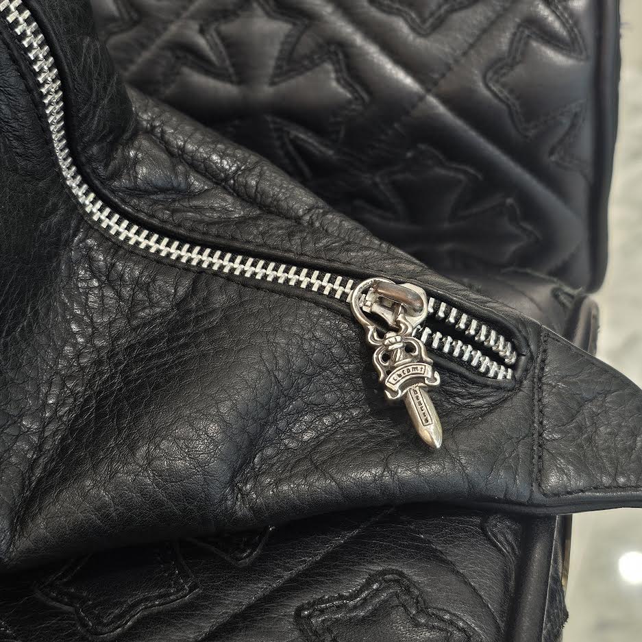 CHROME HEARTS 1 SNAT PACK MEDIUM LEATHER WAIST BAG クロムハーツ 1スナットパック ミディアムレザー ウェストバッグ