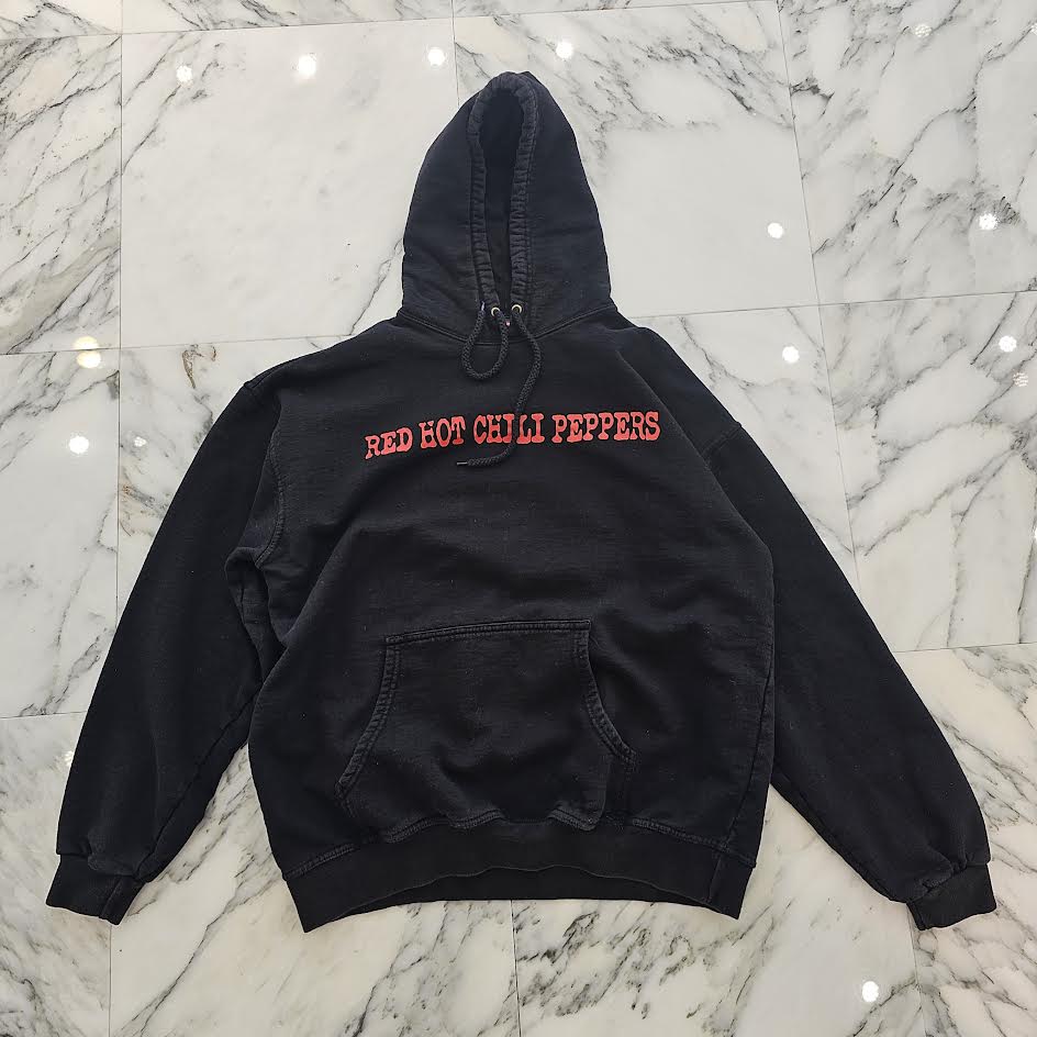Vintage 90's Red Hot Chili Peppers "PEPPERS MAGIC" Stars & Stripes Pullover Hoodie Size XL 90's レッドホットチリペッパーズ "ペッパーズマジック" スターズ&ストライプ社製 プルオーバーフーディ サイズXL