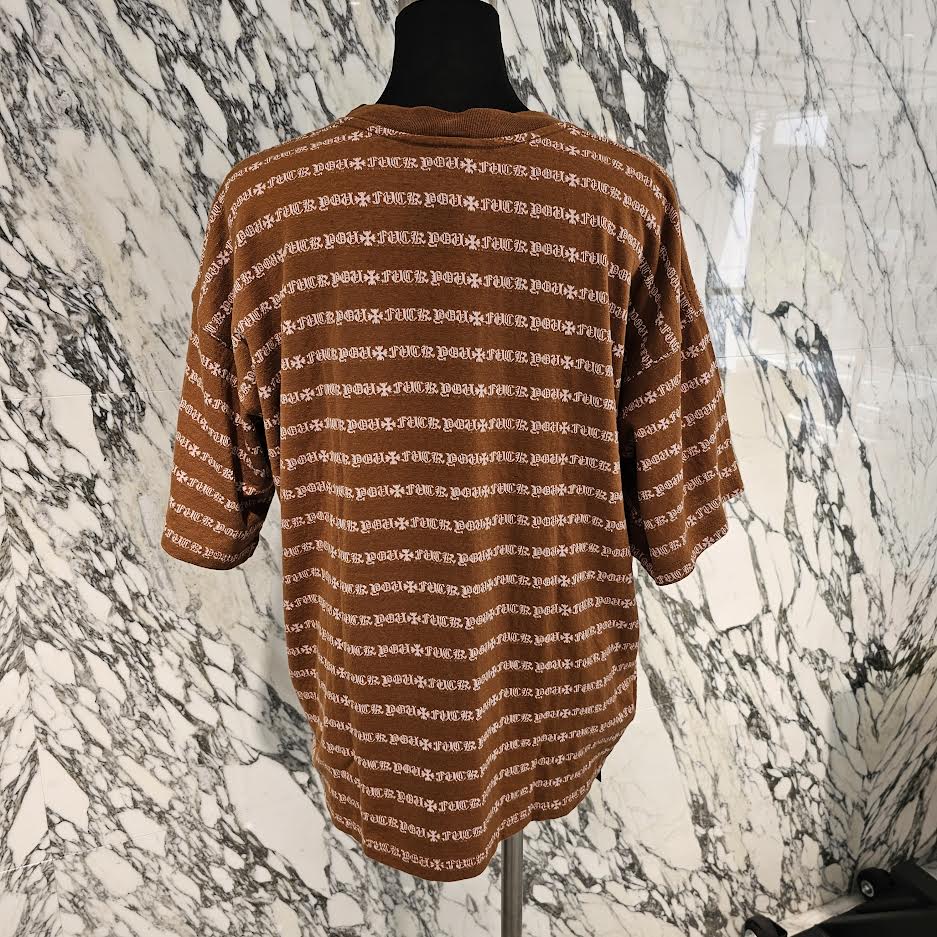 CHROME HEARTS Y NOT Vine Dagger Embroidery Polo Shirt Size M クロムハーツ ワイノット ヴァインダガー刺繍 ポロシャツ サイズM