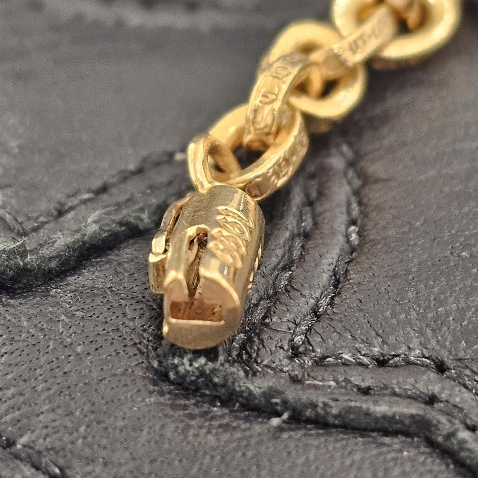 CHROME HEARTS 22K Paper Chain Necklace 20 Inch クロムハーツ 22K ペーパーチェーン ネックレス 20インチ