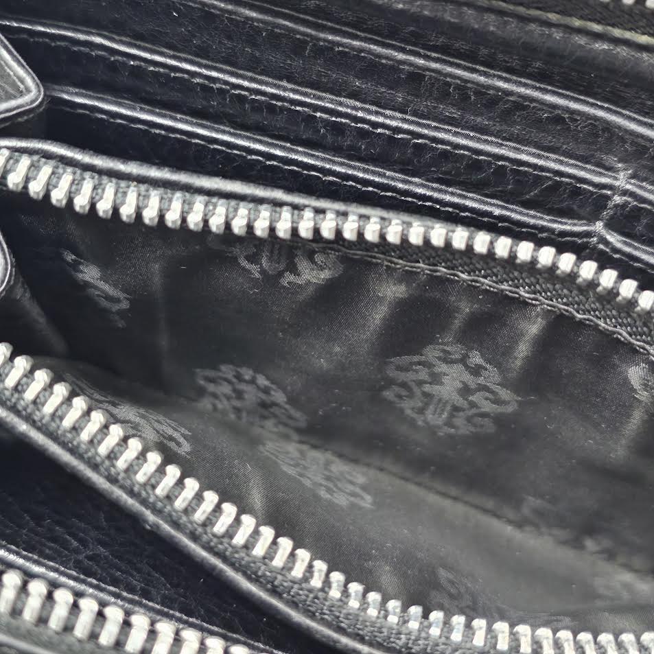 CHROME HEARTS Scroll Label REC F ZIP #2 Leather Wallet クロムハーツ スクロールラベル レック F ジップ #2 レザー ウォレット
