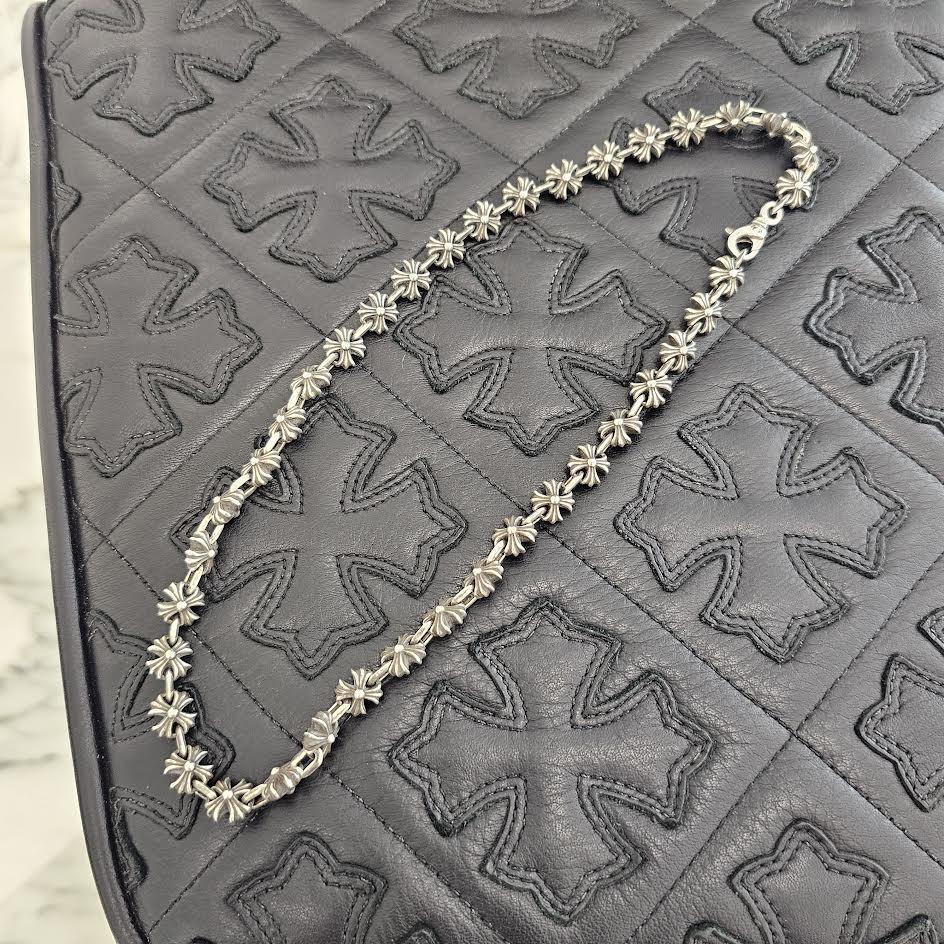CHROME HEARTS X LINK CH Plus Silver Necklace クロムハーツ Xリンク CHプラス シルバー ネックレス