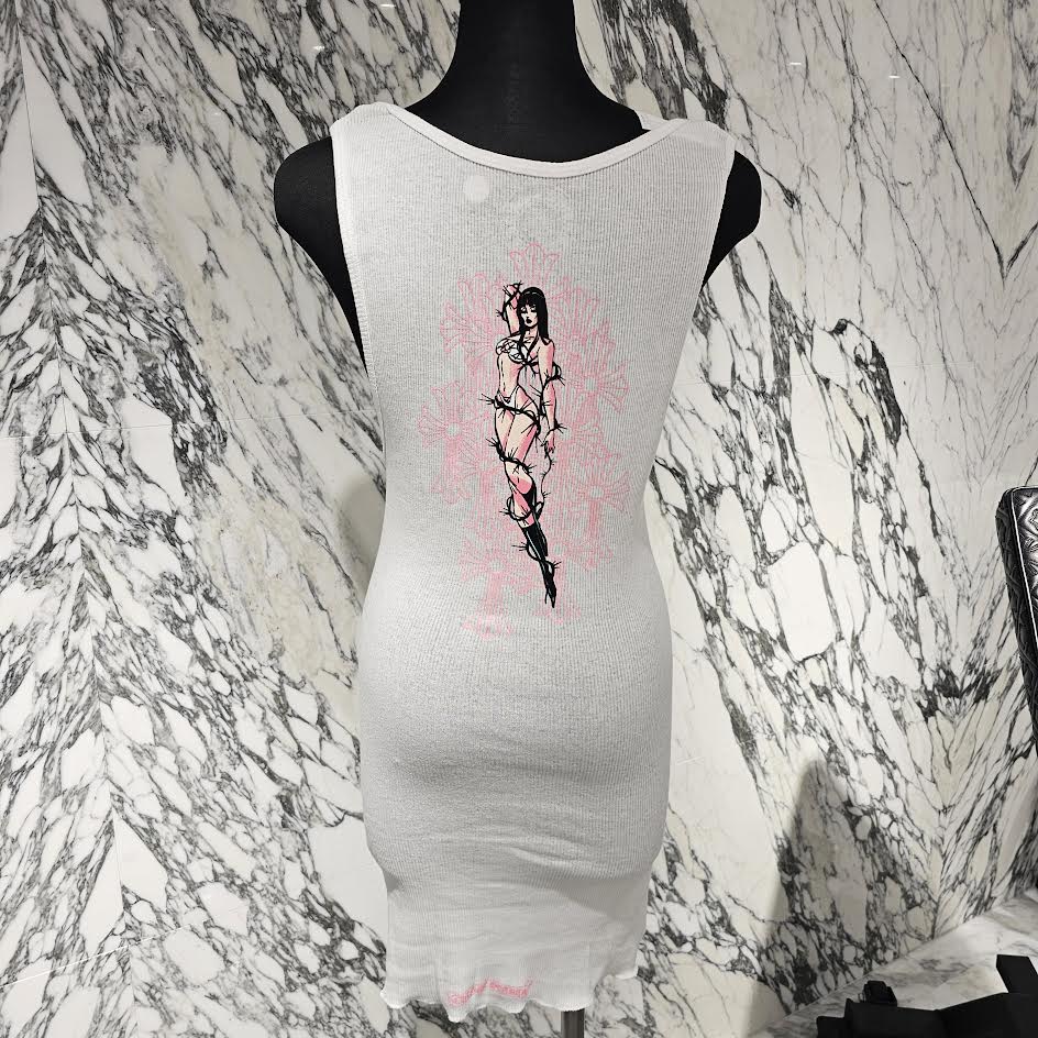CHROME HEARTS × Deadly Doll Tank Top Dress Size L クロムハーツ × デッドリードール タンクトップ ワンピース サイズL