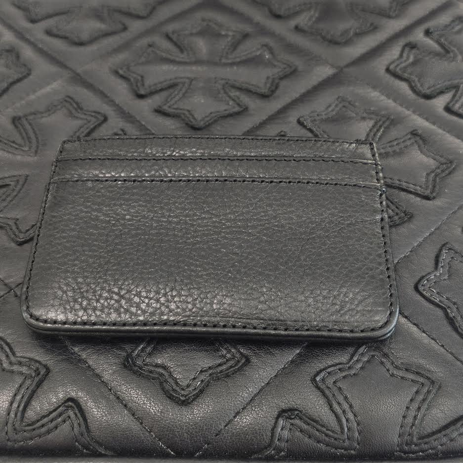 CHROME HEARTS 22K Scroll Double Side Leather Card Case クロムハーツ 22K スクロール ダブルサイド レザーカードケース