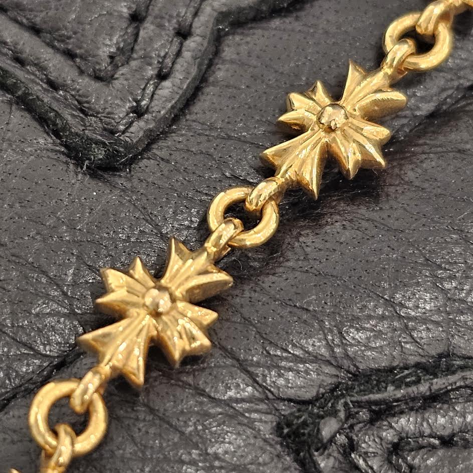 CHROME HEARTS 22K Tiny E CH Plus Bracelet 11 LINK クロムハーツ 22K