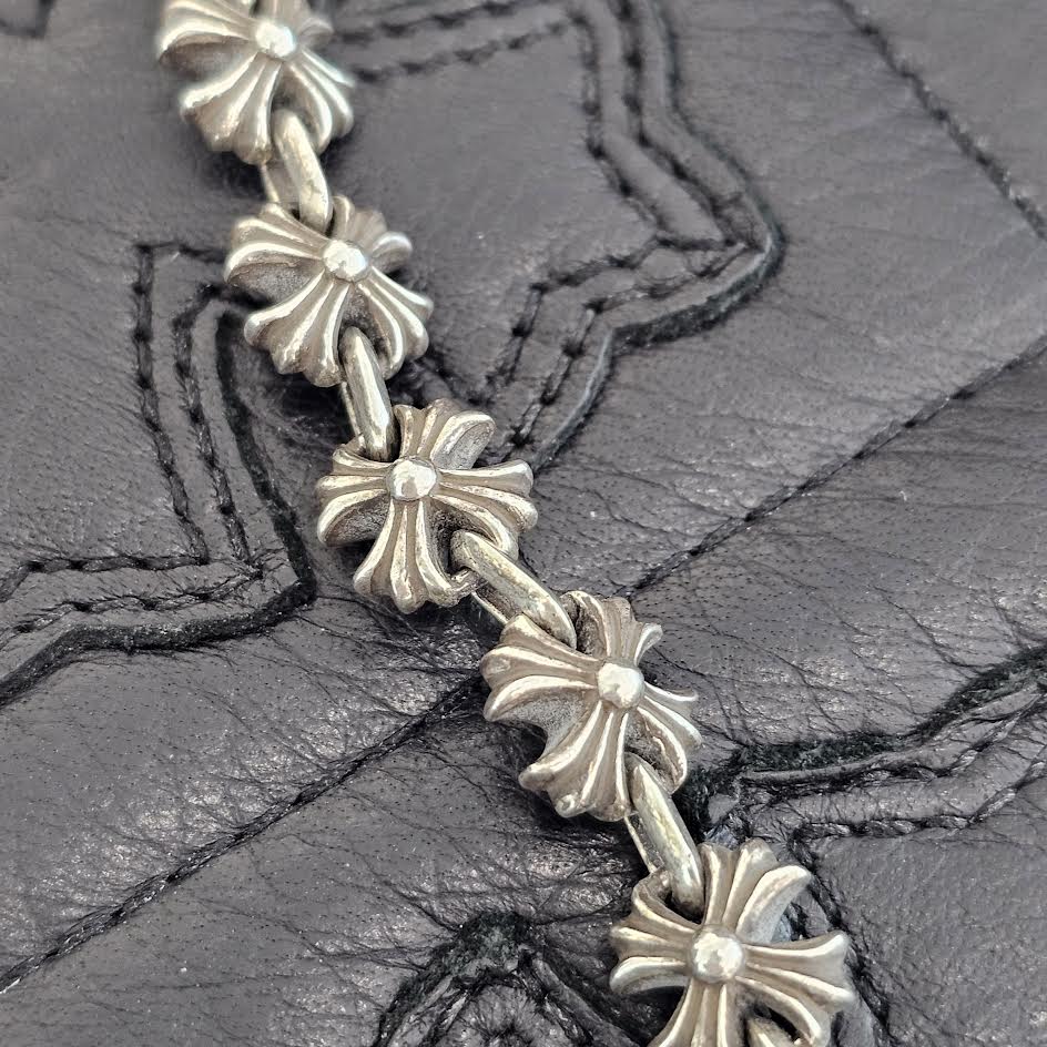 CHROME HEARTS X LINK CH Plus Silver Necklace クロムハーツ Xリンク CHプラス シルバー ネックレス