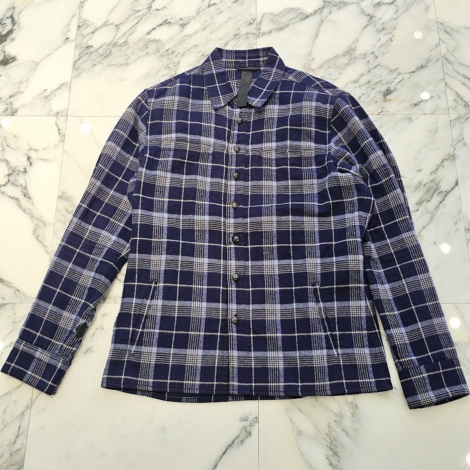 CHROME HEARTS Y NOT Loose Ends Check Shirt Size M クロムハーツ ワイノット ルーズエンド チェックシャツ サイズM