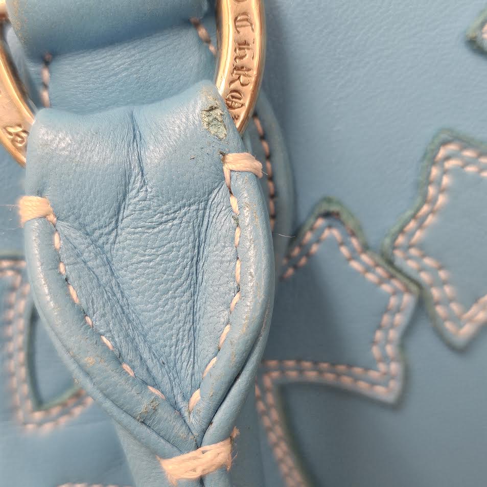 CHROME HEARTS Tiny GYM Cemetery Cross Patch Hand Bag クロムハーツ タイニージム セメタリークロスパッチ ハンドバッグ ジムバッグ