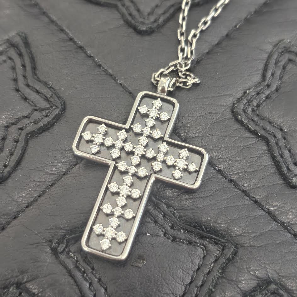 DAMIANI YOSHIDA Belle Epoque Diamond Cross Necklace ダミアーニ ヨシダ ベルエポック ダイヤモンド クロス ネックレス