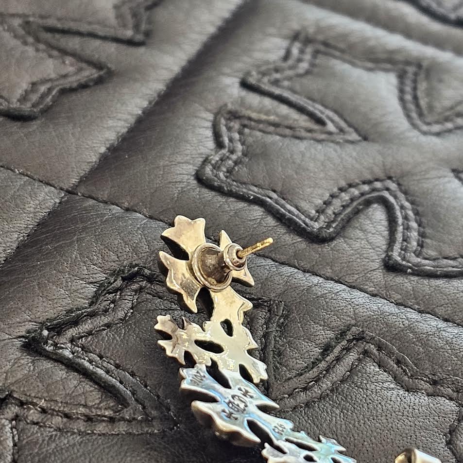 CHROME HEARTS Climbah Ear Cuff CH Plus Earrings Pave Diamond クロムハーツ クリンバー イヤーカフ CHプラス イヤリング ピアス パヴェダイヤ 右耳用