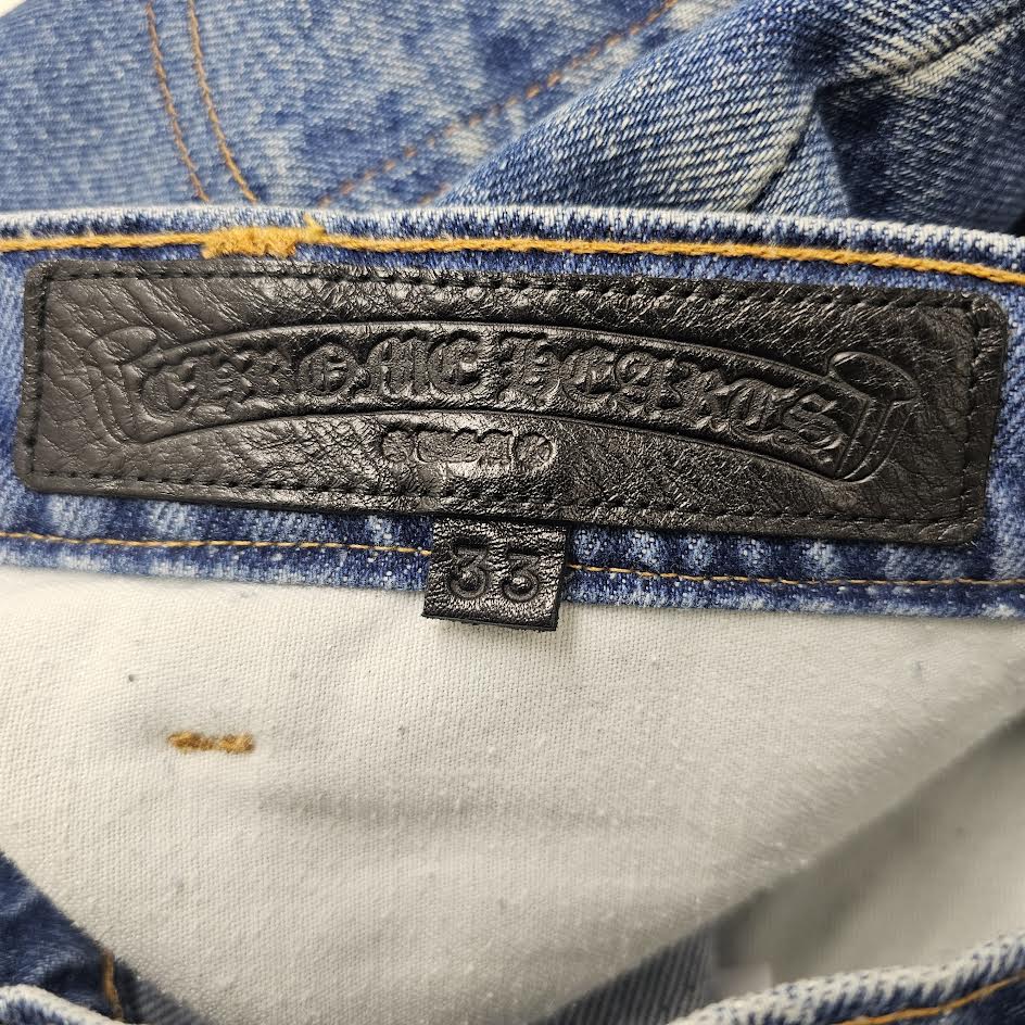 CHROME HEARTS × Levi's 517 VNTG Cross Leather Patch Jeans Size 33 クロムハーツ × リーバイス 517 ヴィンテージ クロスレザーパッチ ジーンズ デニムパンツ サイズ33
