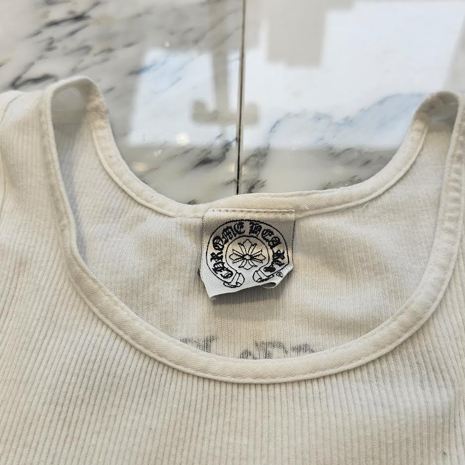 CHROME HEARTS Los Angels Limited Fuck You Horseshoe Rib Tank Top Size M クロムハーツ ロサンゼルス限定 ファックユー ホースシュー リブ タンクトップ サイズM