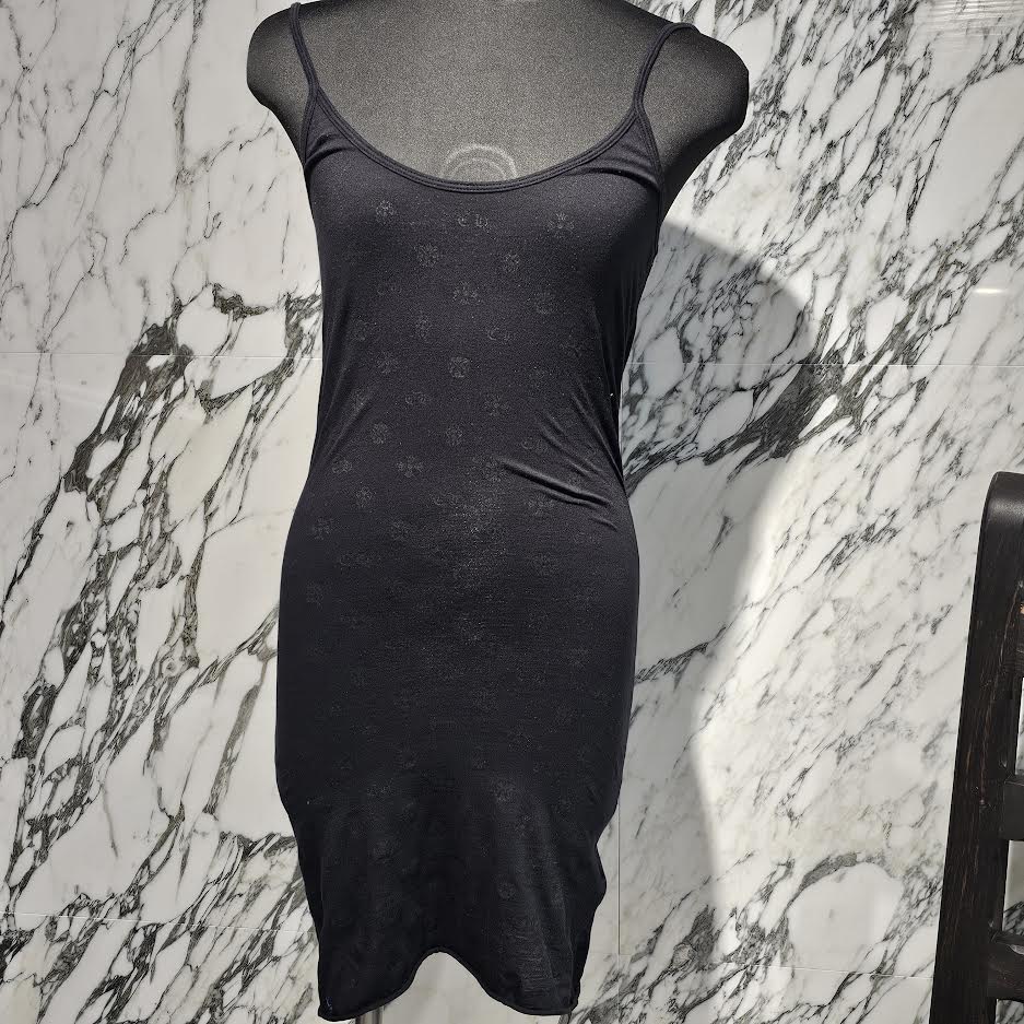 CHROME HEARTS Multi Cross Logo Print Long Camisole Size S クロムハーツ マルチクロス ロゴプリント ロングキャミソール サイズS