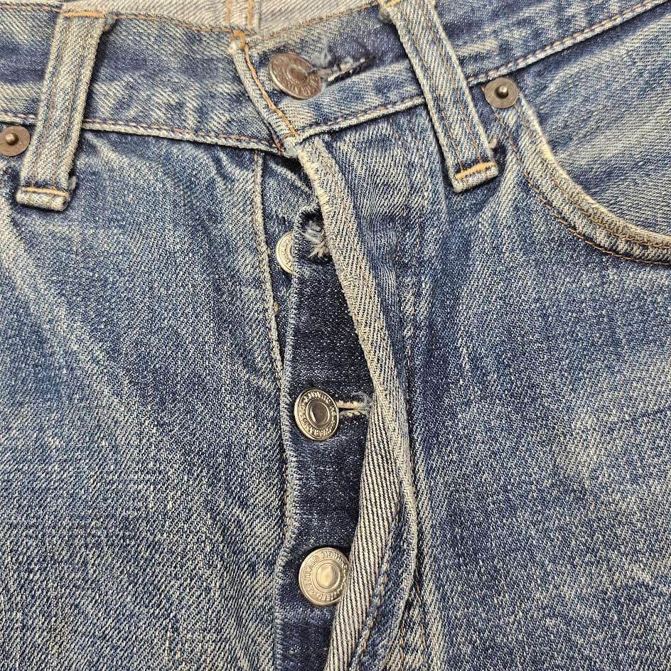 Levi's 501 Vintage BIG E Damage Denim Pants リーバイス 501 ヴィンテージ BIG E ダメージ加工 デニムパンツ ジーンズ