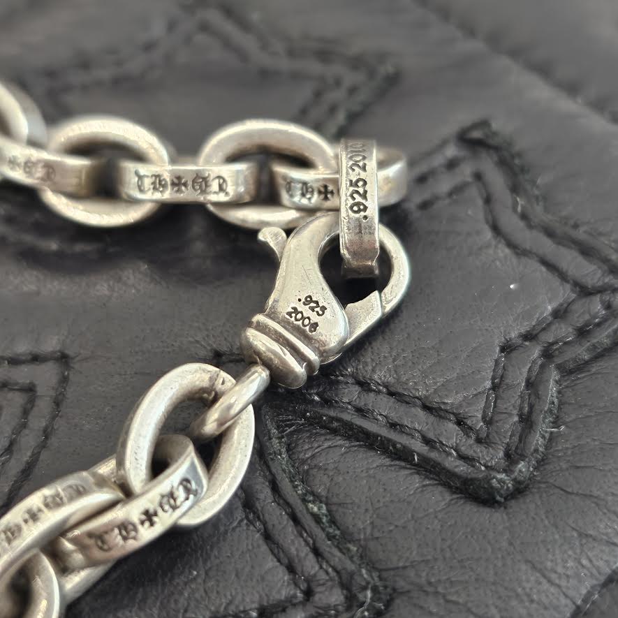 【入手困難超美品】クロムハーツ　ペーパーチェーン24インチ　ラージCHクロス CHROME HEARTS Large Paper Chain Tiny CH Cross NE Necklace クロム