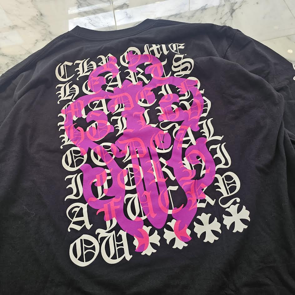 CHROME HEARTS Dagger Eye Chart Long Sleeve Tee Size XXL クロムハーツ ダガー アイチャート ロングスリーブ Tシャツ サイズXXL