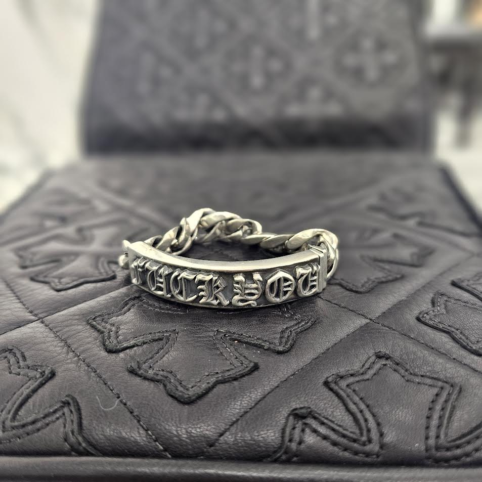 yvngrich ⭐︎クロムハーツ chrome hearts FUCK Chrome Hearts Fuck You Ring - 6mm Spacer┃Shop Now