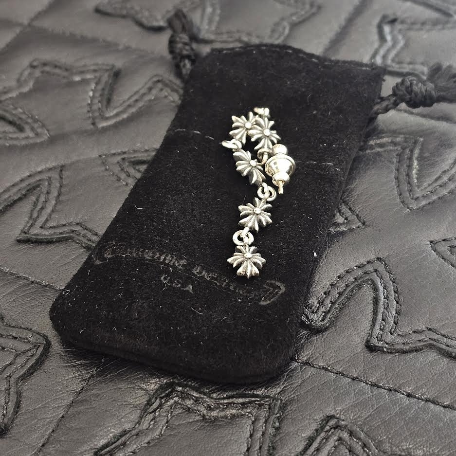 CHROME HEARTS Tiny E CH Plus 5 Drop Earring クロムハーツ タイニーE CHプラス 5ドロップ イヤリング ピアス