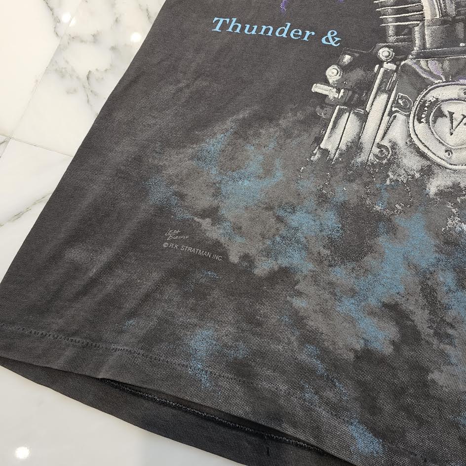 Vintage 90's Harley-Davidson "Thunder & Lightning" S/S Tee Size L 90's ハーレー・ダビットソン "サンダー&ライトニング" Tシャツ サイズL