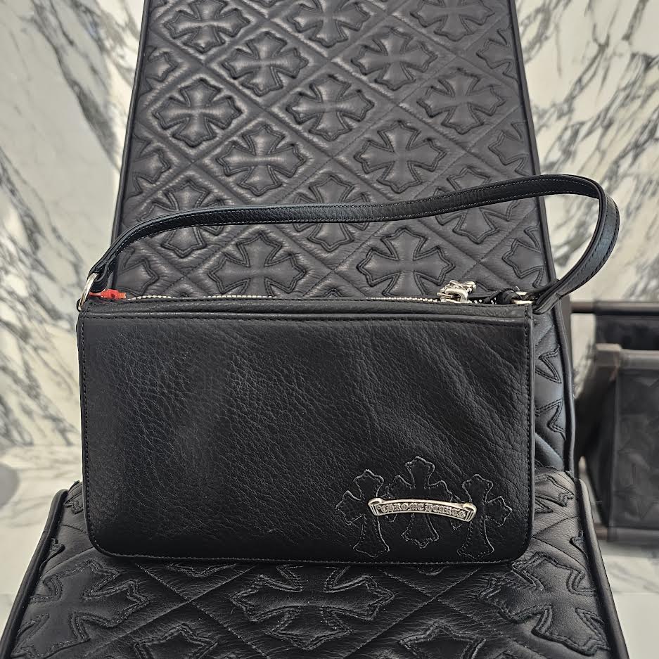 CHROME HEARTS The Night Leather Hand Bag クロムハーツ ザ・ナイト レザー ハンドバッグ