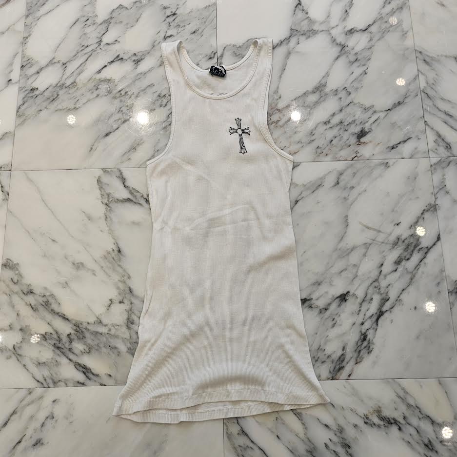 CHROME HEARTS Los Angels Limited Fuck You Horseshoe Rib Tank Top Size M クロムハーツ ロサンゼルス限定 ファックユー ホースシュー リブ タンクトップ サイズM