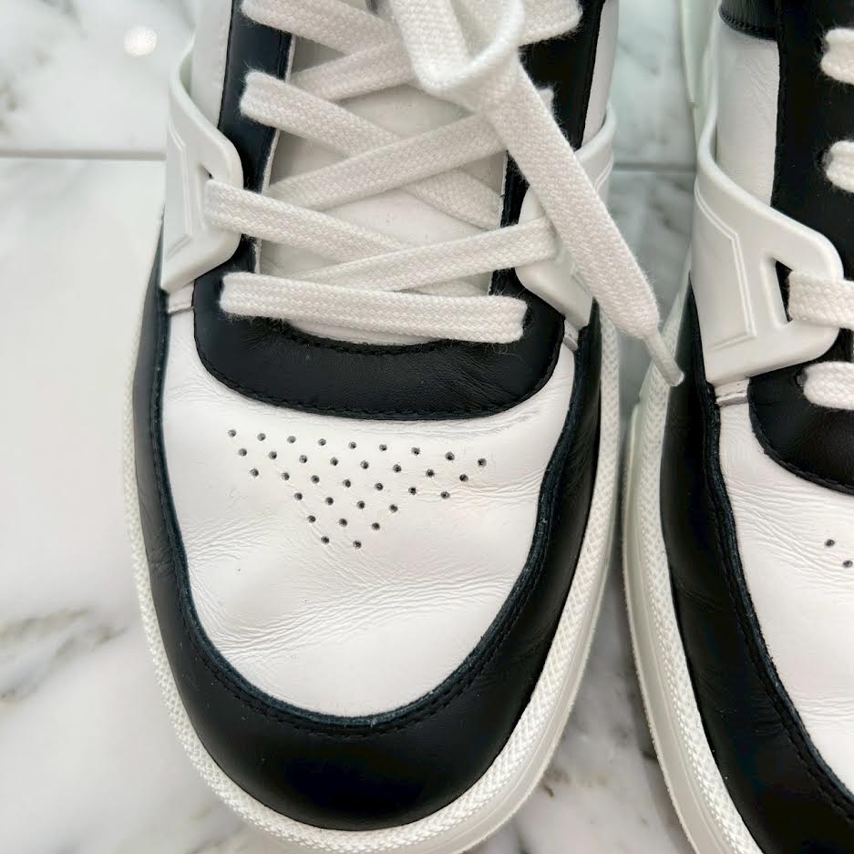 CELINE 2023SS CT 07 Race Up Leather Sneakers 353143840C.010K Size 41 セリーヌ CT 07 レースアップ レザースニーカー サイズ41