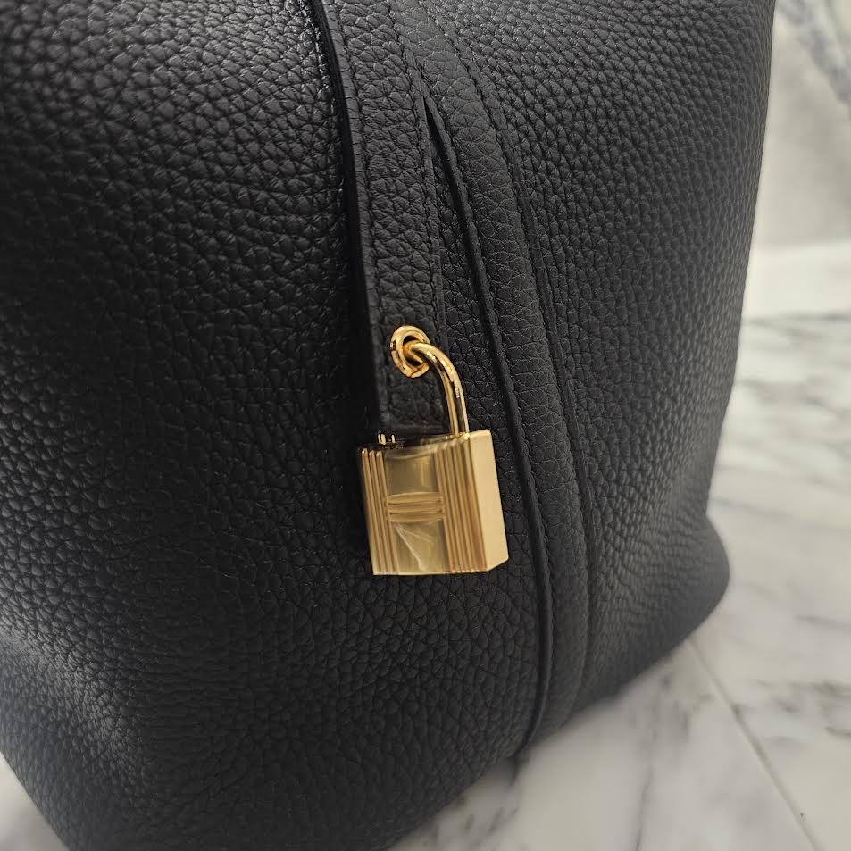 HERMES Picotin Lock MM Touch "Noir" U刻印 エルメス ピコタン ロック MM タッチ "ノワール"