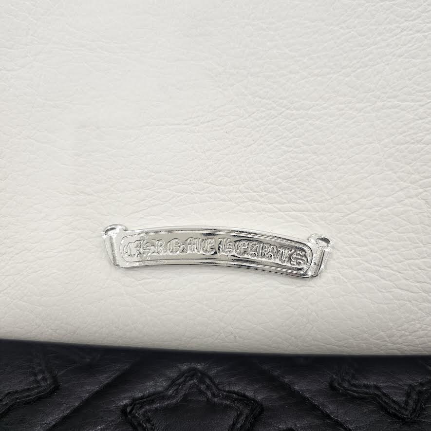 CHROME HEARTS BS Flare Square Pocket Leather Shoulder Bag クロムハーツ BSフレア スクエアポケット レザー ショルダーバッグ