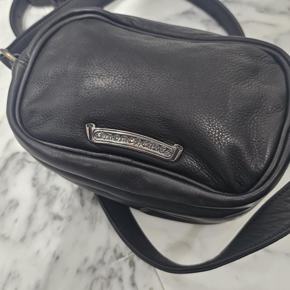 CHROME HEARTS Dagger BARRET Leather Shoulder Bag クロムハーツ ダガー バレット レザー ショルダーバッグ