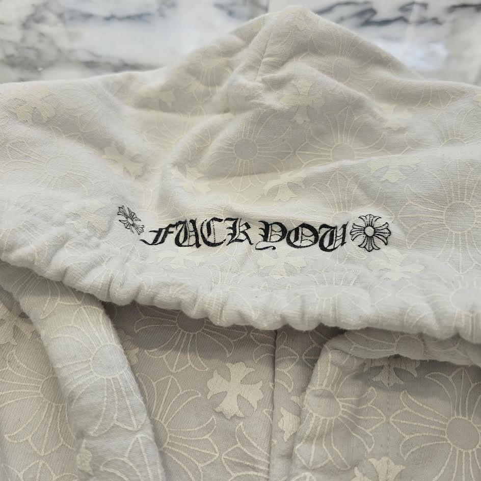 CHROME HEARTS CH Plus Print Horseshoe Pullover Hoodie Size L クロムハーツ CHプラス プリント ホースシュー プルオーバー フーディ サイズL