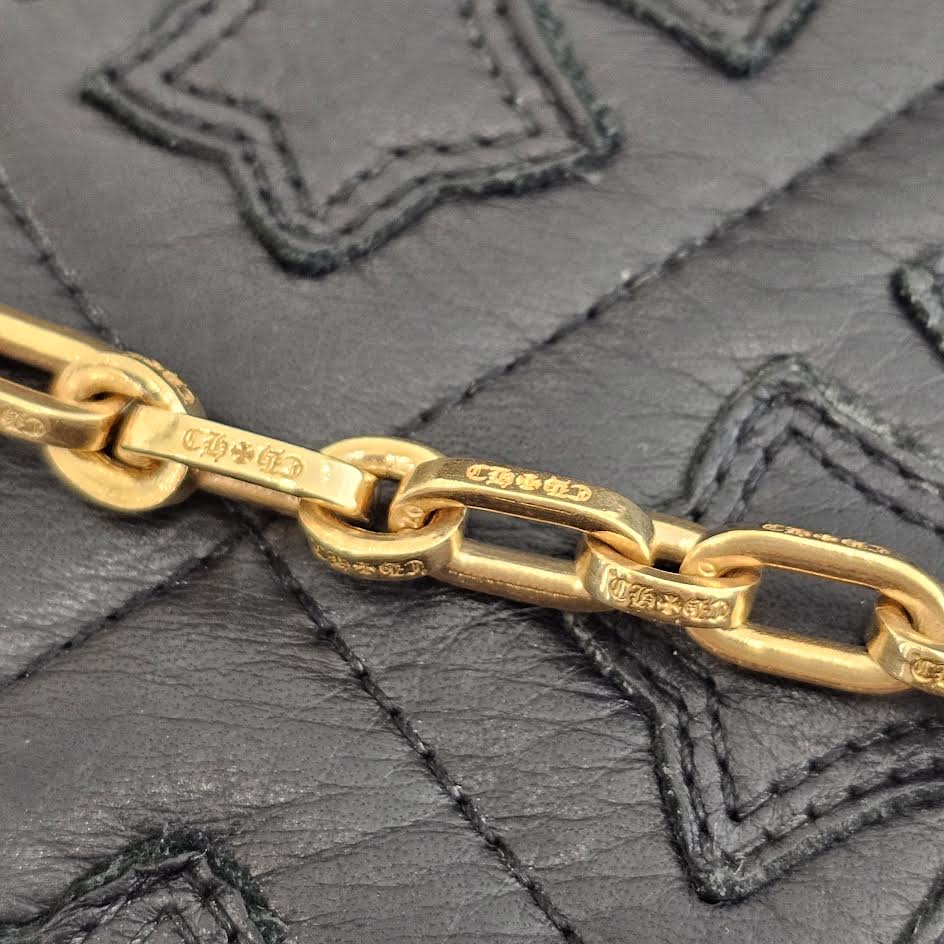 CHROME HEARTS 22K PAPER E CHAIN BRACELET クロムハーツ 22K ペーパー E チェーン ブレスレット