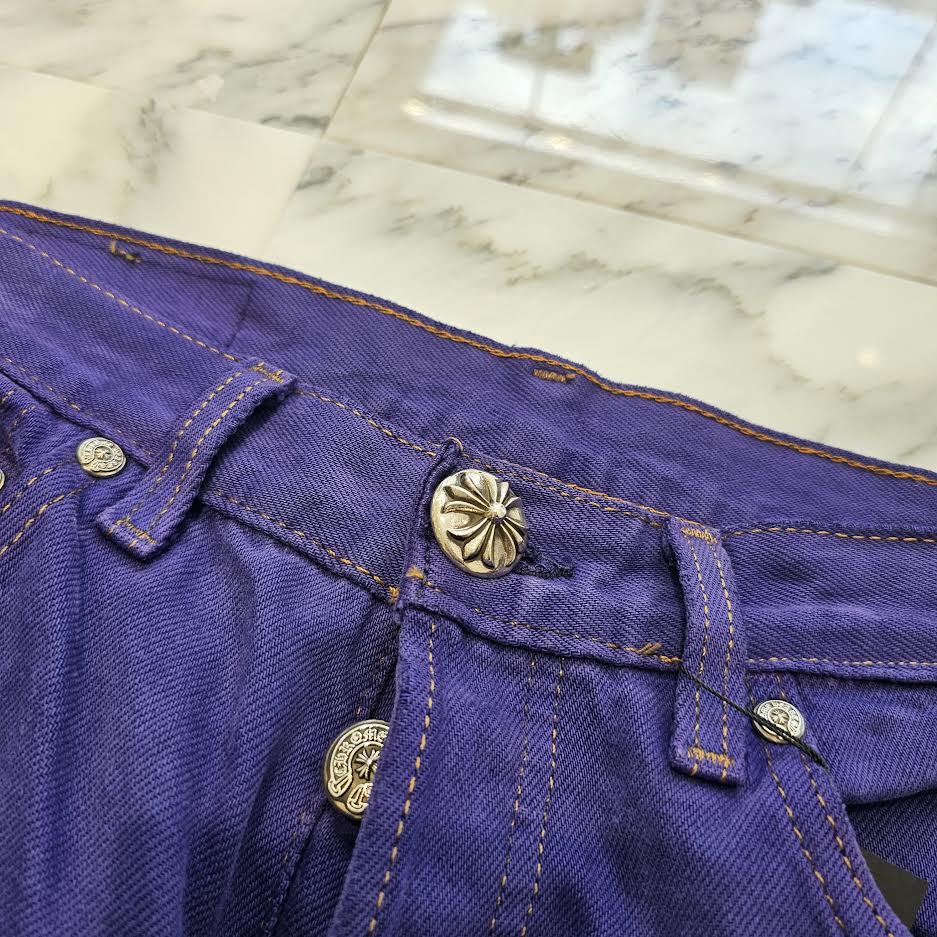 CHROME HEARTS Levi's Body VNTG Purple Cotton Pants Size 31 クロムハーツ リーバイスボディ ヴィンテージ パープル コットンパンツ サイズ31
