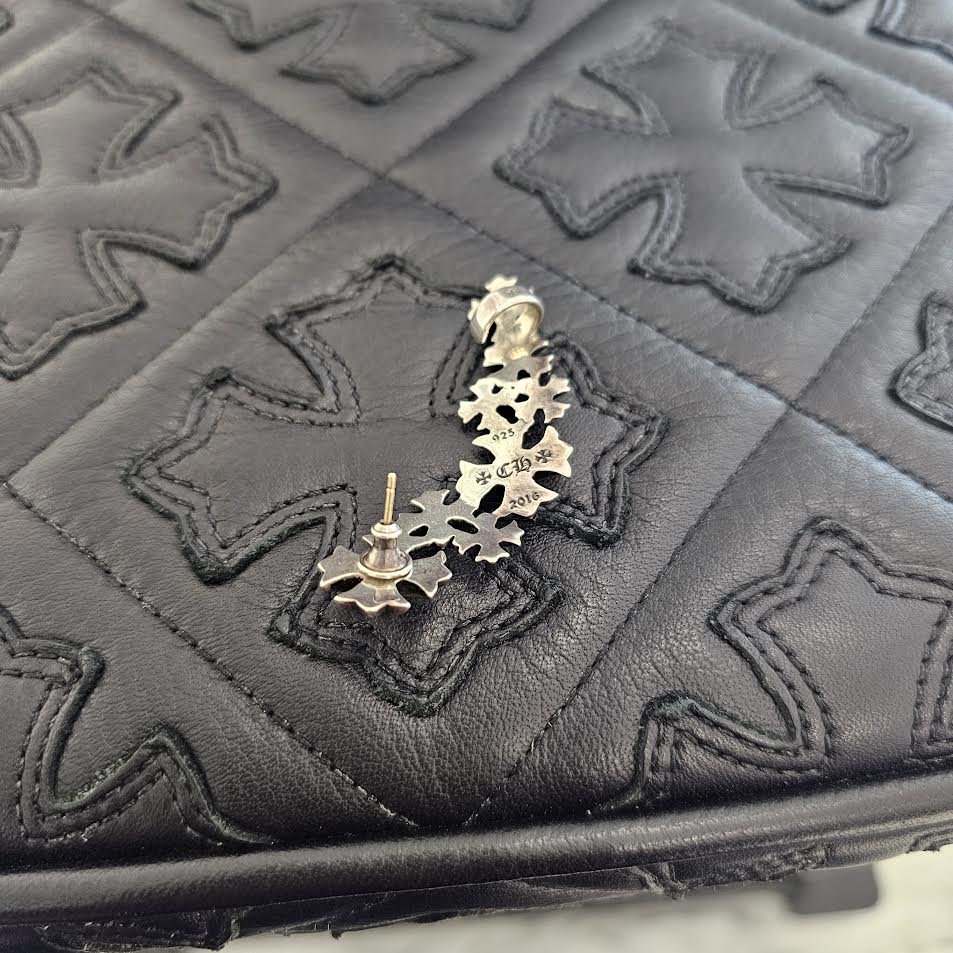 CHROME HEARTS Climbah Ear Cuff CH Plus Earrings Pave Diamond クロムハーツ クリンバー イヤーカフ CHプラス イヤリング ピアス パヴェダイヤ 右耳用