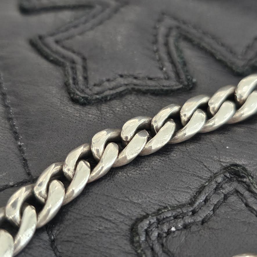 CHROME HEARTS DOUBLE CH Plus MINI ID Bracelet 2 Diamond クロムハーツ ダブル CHプラス ミニ ID ブレスレット 2ダイヤモンド