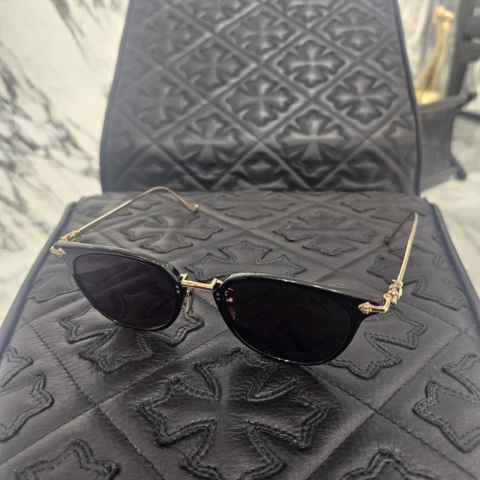 CHROME HEARTS SHAGASS Sunglasses "BLK/DARK BROWN/GOLD" クロムハーツ シャガース サングラス "ブラック/ダークブラウン/ゴールド"
