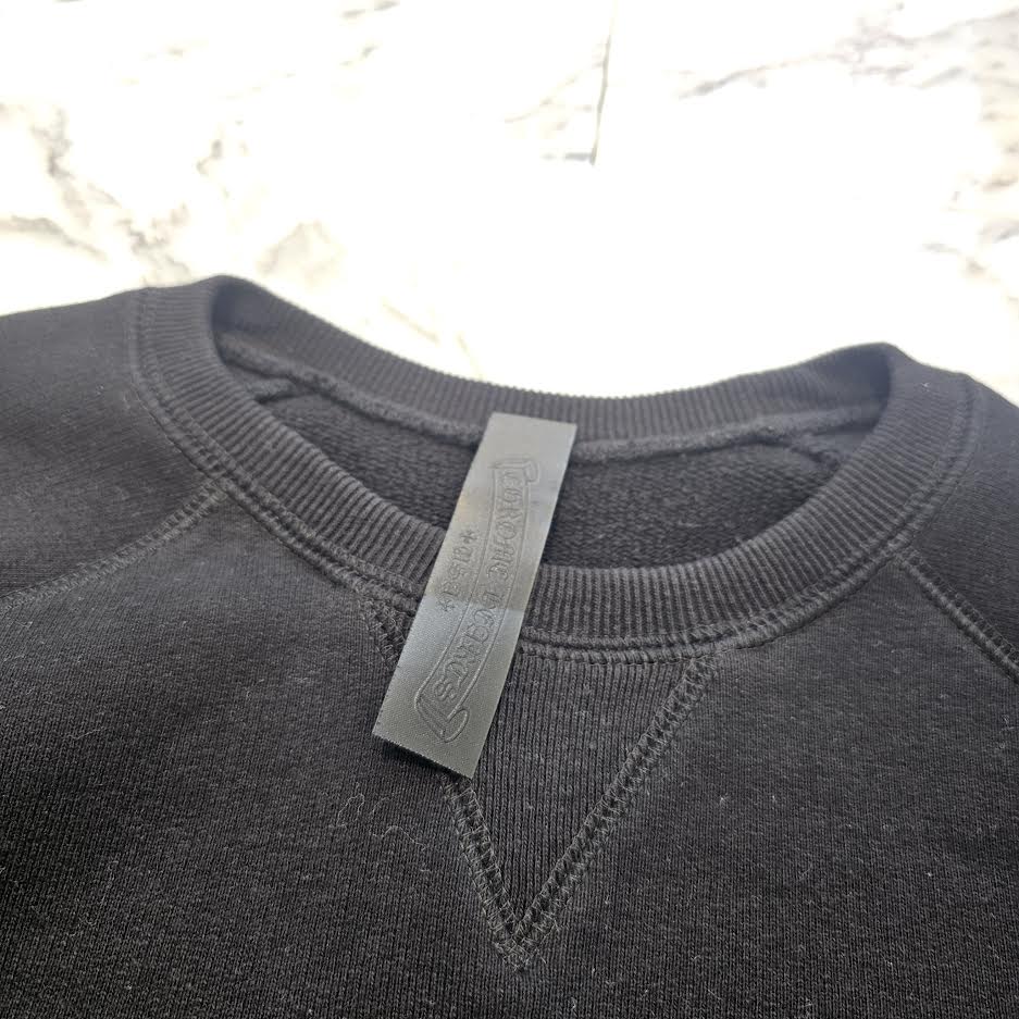 CHROME HEARTS 2025SS Y NOT Cemetery Cross Applique Embroidery Sweat Shirt Size XL クロムハーツ ワイノット セメタリークロス アップリケ刺繡 スウェットシャツ サイズXL