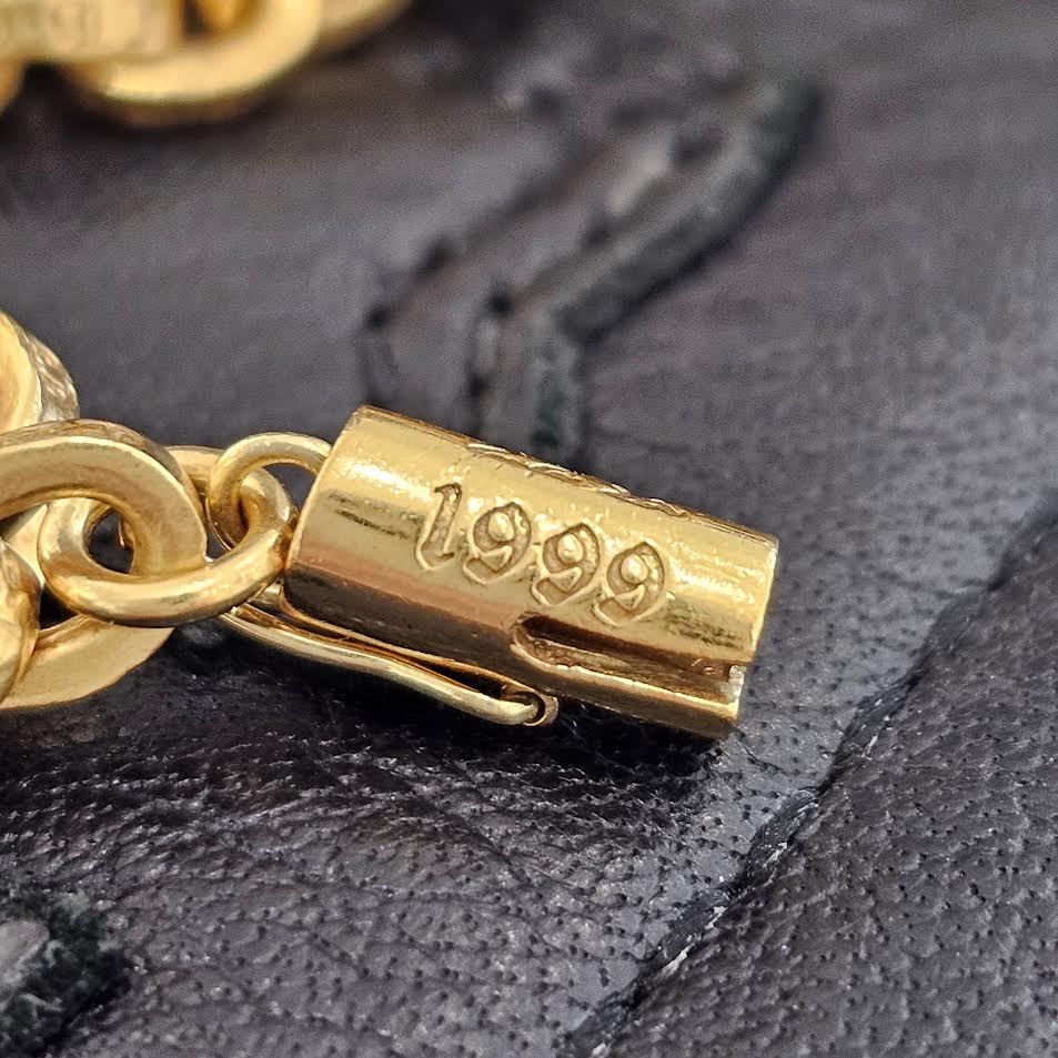 CHROME HEARTS 22K Paper Chain Necklace 18 Inch クロムハ―ツ 22K ペーパーチェーン ネックレス サイズ18インチ