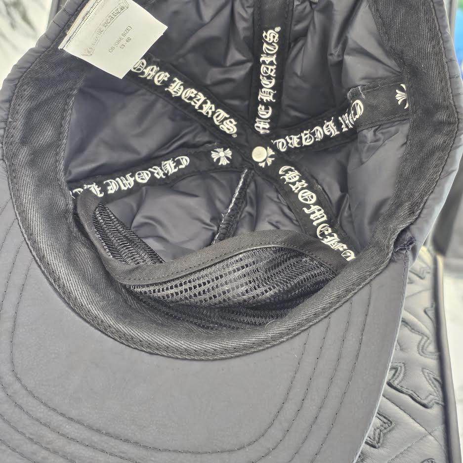 CHROME HEARTS CH Plus Vine Dagger Embroidery Nylon Cap Size ONE SIZE（53-60） クロムハーツ CHプラス総柄 ヴァインダガー刺繍 ナイロンキャップ サイズONE SIZE（53-60）