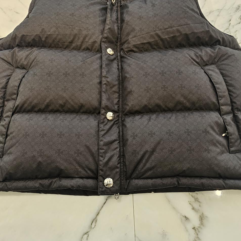 CHROME HEARTS CH Plus Stiff Down Vest Size L クロムハーツ CHプラス スティッフ ダウンベスト サイズL