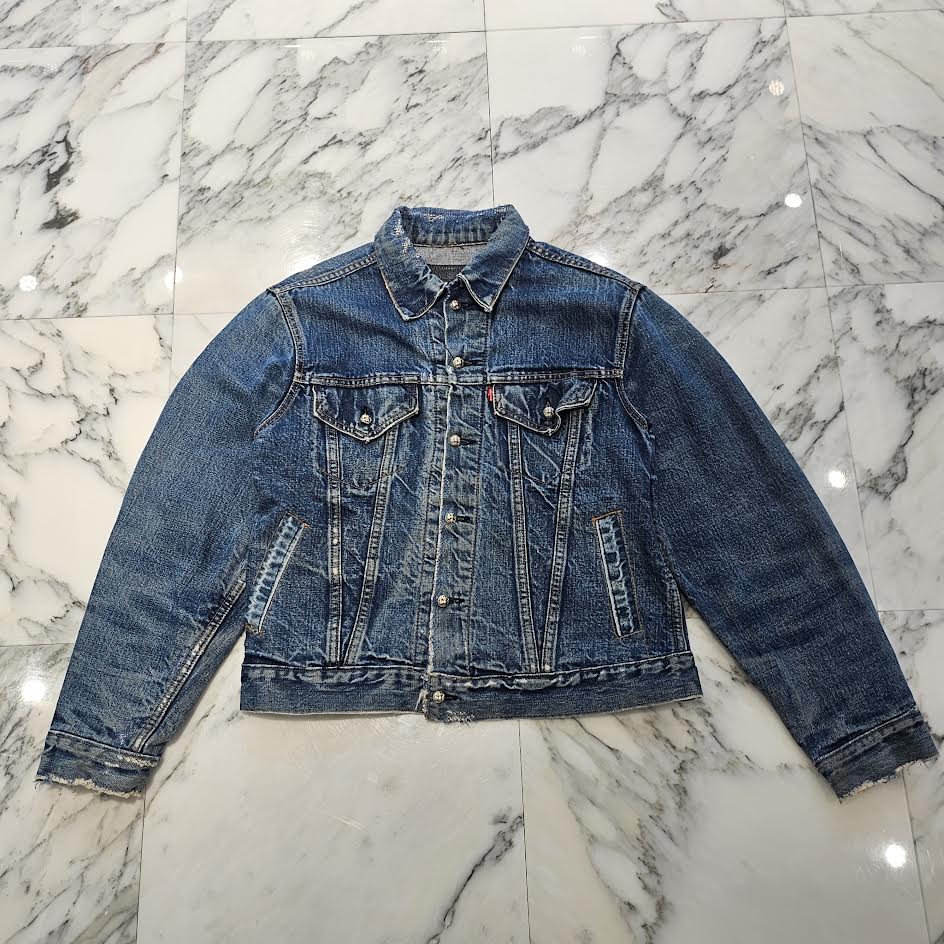 CHROME HEARTS × Levi's Body VNTG Cross Ball Denim Jacket Size S クロムハーツ × リーバイスボディ ヴィンテージ クロスボール デニムジャケット サイズS