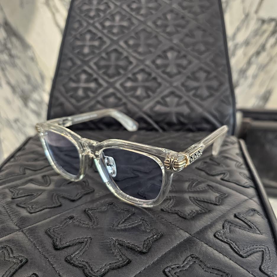 CHROME HEARTS SMOKE SHOW - A Clear Sunglasses Size 52□21-153 クロムハーツ スモークショー-A クリア サングラス サイズ52□21-153