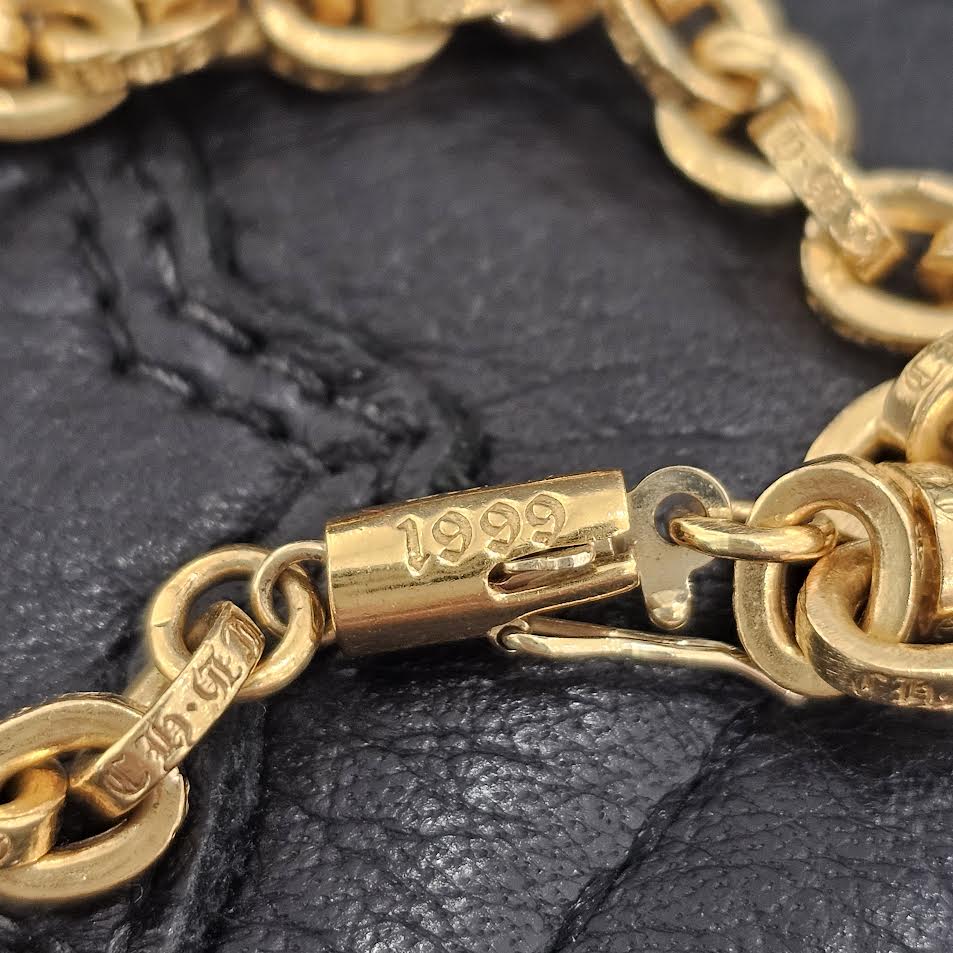 CHROME HEARTS 22K Paper Chain Necklace 20 Inch クロムハーツ 22K ペーパーチェーン ネックレス 20インチ