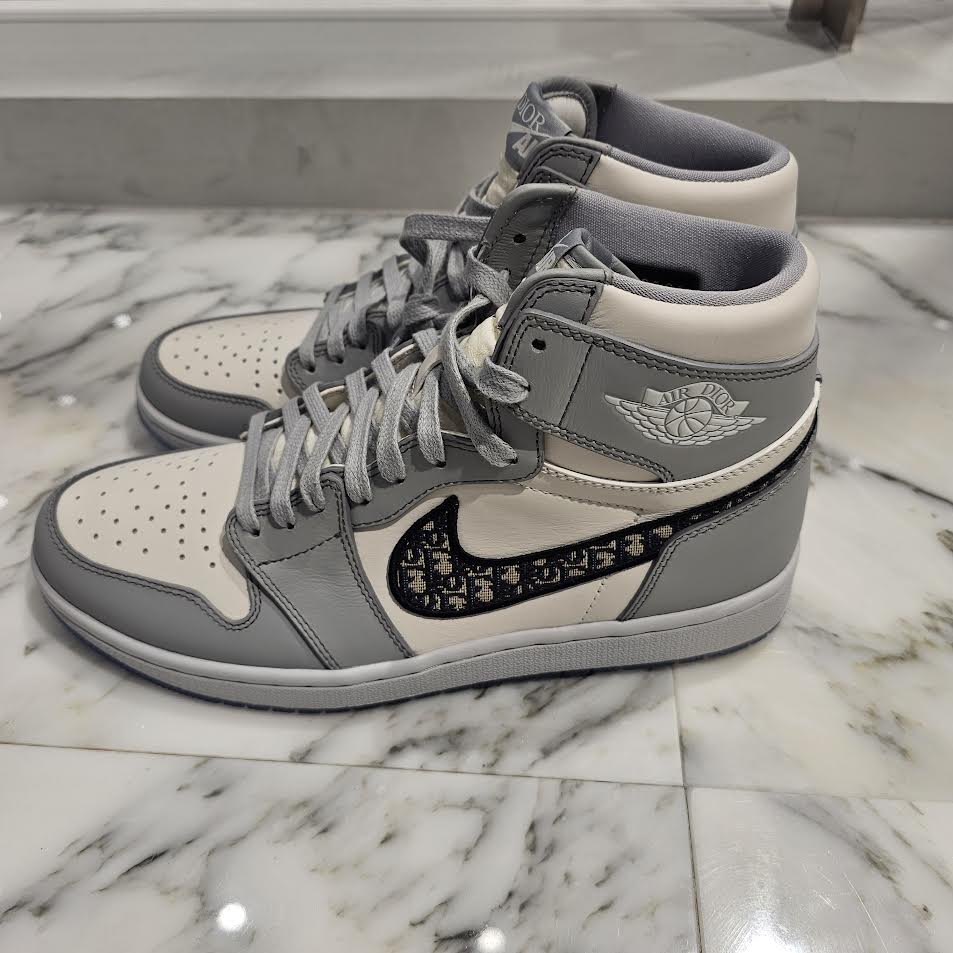 DIOR × NIKE 2020AW Air Jordan 1 High OG "DIOR" CN8607-002 Size 43（27.5cm）ディオール × ナイキ エアジョーダン 1 ハイ OG "ディオール" スニーカー サイズ43（27.5cm）